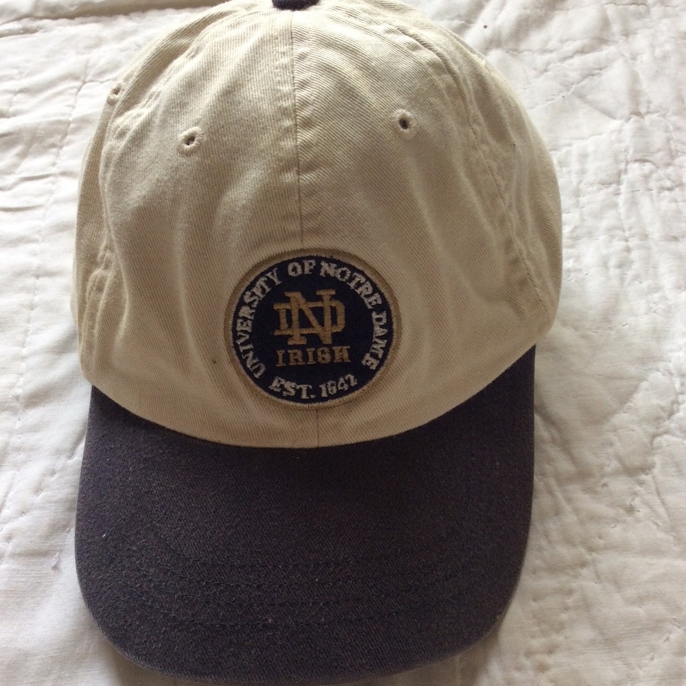 Vintage Notre Dame Baseball Cap an Officially Licensed Univ. of Notre Dame Hat
